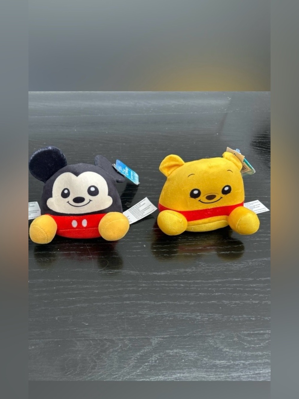 Disney Classics Mickey
Mouse and Winnie the Pooh Weighted Plushes